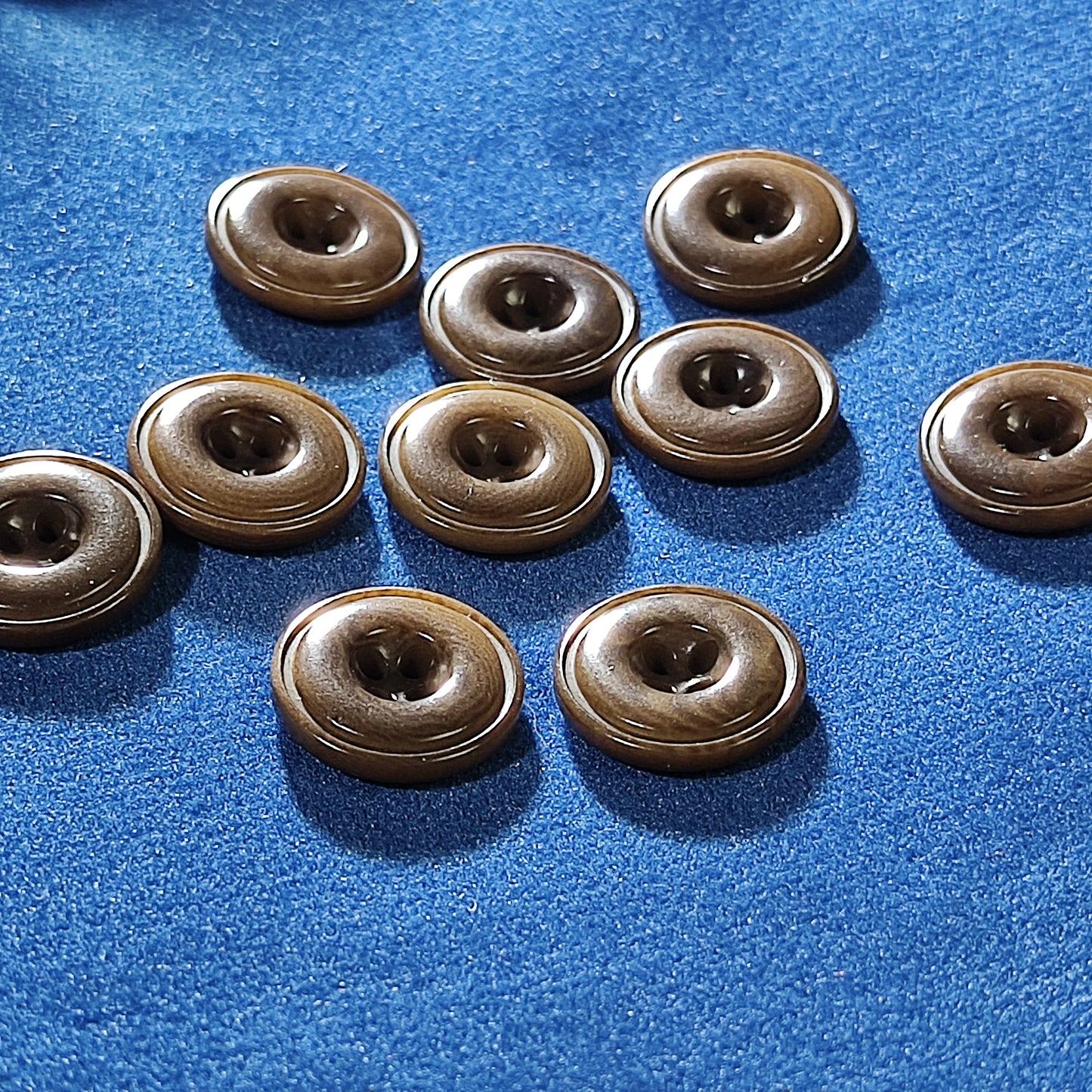 Brown natural corozo buttons 4 hole 11.5mm 15mm 18mm 20mm 23mm 25mm