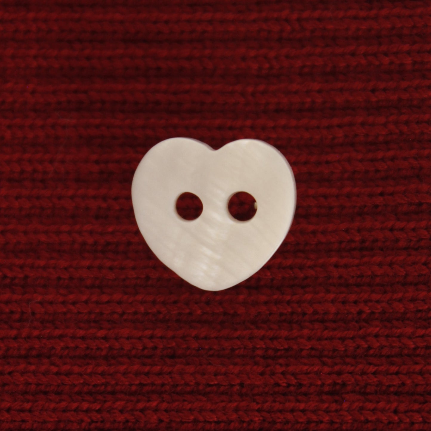 White - Natural Mother of Pearl Shell Buttons - 2 Hole - 11.5mm/ 0.45", Pack of 50(B545)